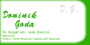 dominik goda business card